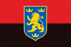Прапор Галичина (червоно-чорний)